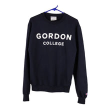  Vintage navy Gordon College Champion Sweatshirt - mens small