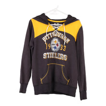  Vintage black Pittsburgh Steelers Nfl Hoodie - womens medium