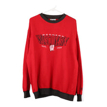  Vintage red Winsconsin Badgers Lee Sport Sweatshirt - mens large