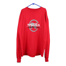  Vintage red Nautica Long Sleeve T-Shirt - mens xx-large