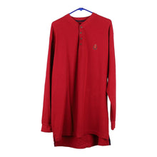  Vintage red Chaps Ralph Lauren Long Sleeve T-Shirt - mens large
