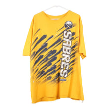  Vintage yellow Buffalo Sabres Reebok T-Shirt - mens xx-large