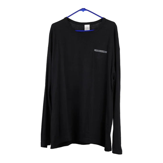 Vintage black Calvin Klein Long Sleeve T-Shirt - mens x-large