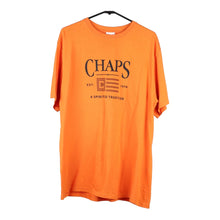  Vintage orange Chaps Ralph Lauren T-Shirt - mens medium