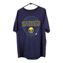  Vintage blue Buffalo Sabres Reebok T-Shirt - mens large