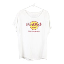  Vintage white Santo Domingo Hard Rock Cafe T-Shirt - womens x-large