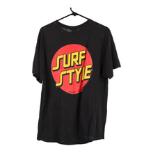  Vintage black Surf Style Delta T-Shirt - mens large