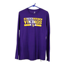  Vintage purple Minnesota Vikings Nfl Long Sleeve T-Shirt - womens x-large