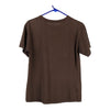 Vintage brown Delta T-Shirt - womens large