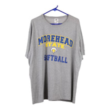  Vintage grey Morehead State Softball Russell Athletic T-Shirt - mens large