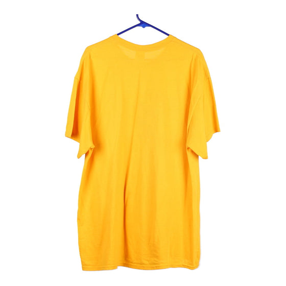 Vintage yellow Clemence Wolverines Gildan T-Shirt - mens x-large