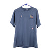Vintage blue Cedar Mills Anvil T-Shirt - mens large