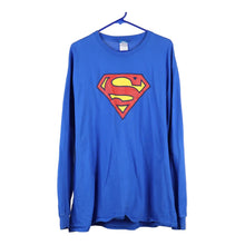  Vintage blue Superman Fifth Sun Long Sleeve T-Shirt - mens x-large