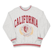  Vintage grey California Pull & Bear Sweatshirt - mens large