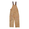 Vintage brown Paint Splattered Carhartt Dungarees - mens 32" waist