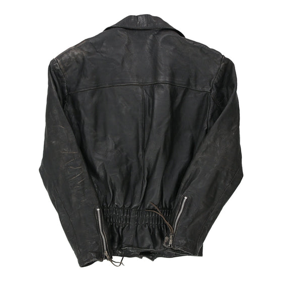 Vintage black Unbranded Leather Jacket - womens medium