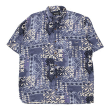  Vintage blue Brandini Hawaiian Shirt - mens xx-large