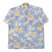  Vintage blue Pierre Cardin Hawaiian Shirt - mens large