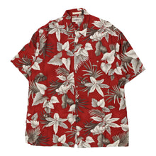  Vintage red Campia Hawaiian Shirt - mens large