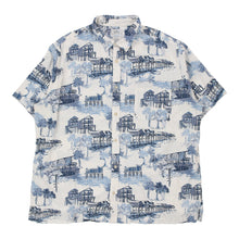  Vintage blue Croft & Barrow Hawaiian Shirt - mens xx-large