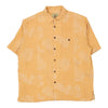 Vintage yellow Joe Marlin Hawaiian Shirt - mens large