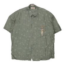  Vintage green Campia Hawaiian Shirt - mens xxx-large