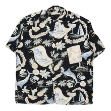  Vintage black Campia Hawaiian Shirt - mens large
