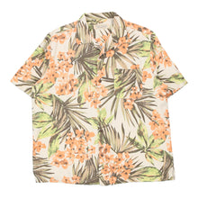  Vintage beige Island Republic Hawaiian Shirt - mens large