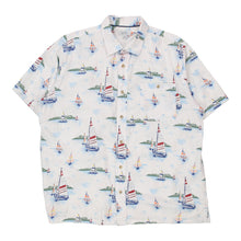 Vintage blue Croft & Barrow Hawaiian Shirt - mens x-large