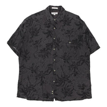  Vintage black Pierre Cardin Hawaiian Shirt - mens large