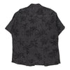 Vintage black Pierre Cardin Hawaiian Shirt - mens large
