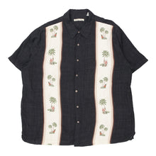  Vintage black Batik Bay Hawaiian Shirt - mens xx-large