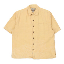  Vintage yellow Jamaica Jaxx Hawaiian Shirt - mens medium