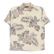  Vintage beige Quiksilver Hawaiian Shirt - mens large