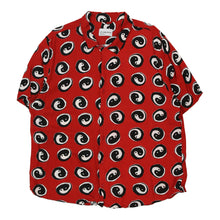  Vintage red 4Th Dimension Hawaiian Shirt - mens x-large