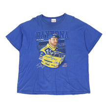  Dale Jr.Daytona 2010 & Dale Earnhardt Chase Authentics Nascar T-Shirt - 2XL Blue Cotton t-shirt Chase Authentics   