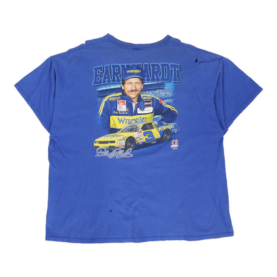 Dale Jr.Daytona 2010 & Dale Earnhardt Chase Authentics Nascar T-Shirt - 2XL Blue Cotton t-shirt Chase Authentics   