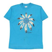  Hanes Graphic T-Shirt - Large Blue Cotton Blend t-shirt Hanes   
