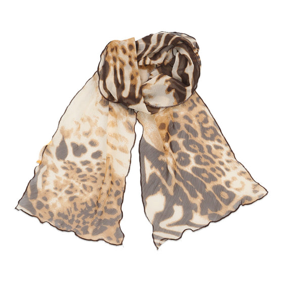Biba Scarf - No Size Brown Polyester scarf Biba   