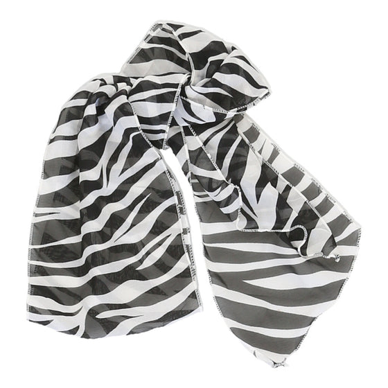 Unbranded Scarf - No Size Black & White Polyester scarf Unbranded   
