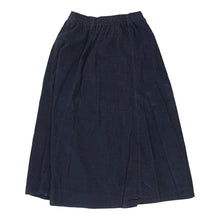  Vintage navy Lands End Cord Skirt - womens 30" waist