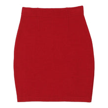  Vintage red Caponi Mini Skirt - womens 24" waist
