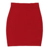 Vintage red Caponi Mini Skirt - womens 24" waist