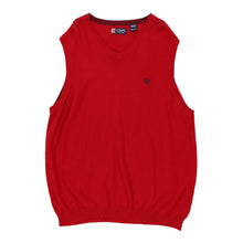  Vintage red Chaps Ralph Lauren Sweater Vest - mens x-large