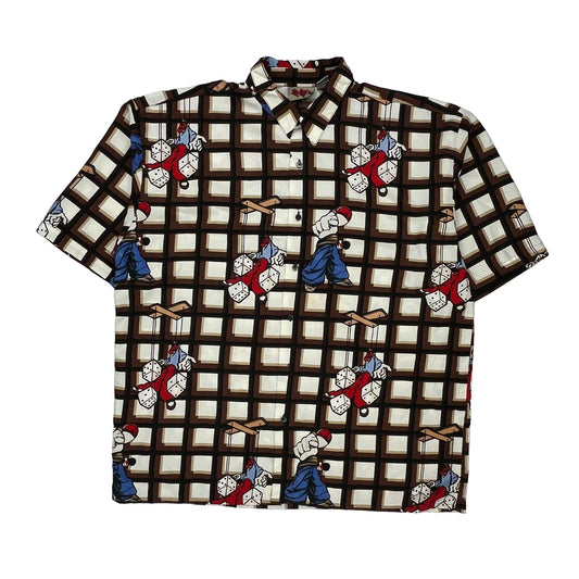 Up Ro'S Graphic Short Sleeve Shirt - 2XL Multicoloured Polyester