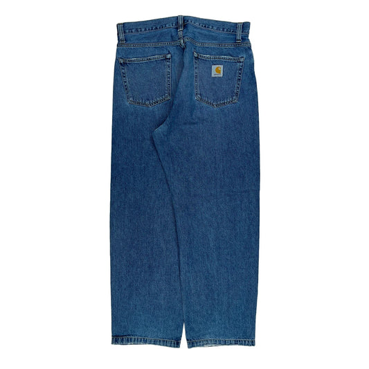 Carhartt Landon Pant Baggy Jeans - 34W 30L Blue Cotton