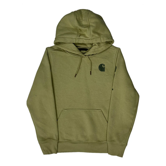 Carhartt Hoodie - Medium Khaki Cotton Blend