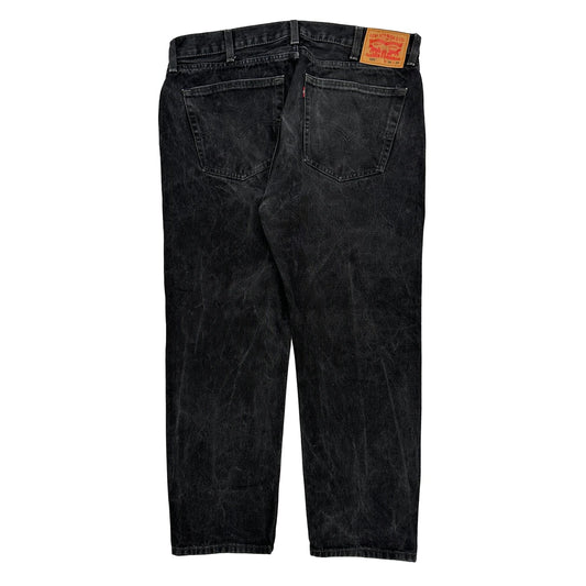 Levis 505 Jeans - 38W 30L Black Cotton