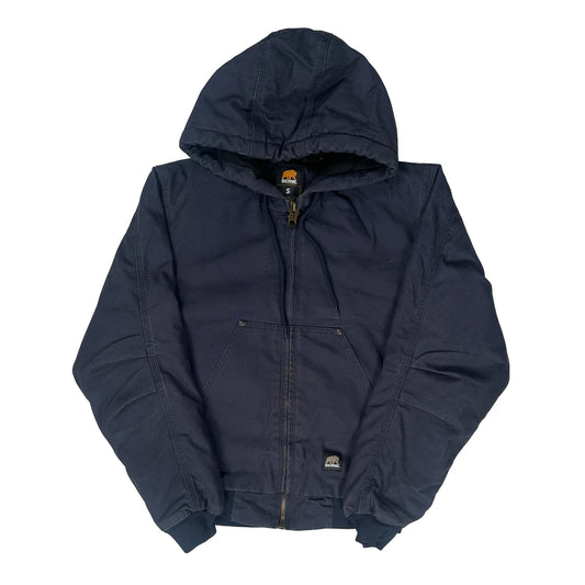Workwear Berne Jacket - Small Navy Cotton