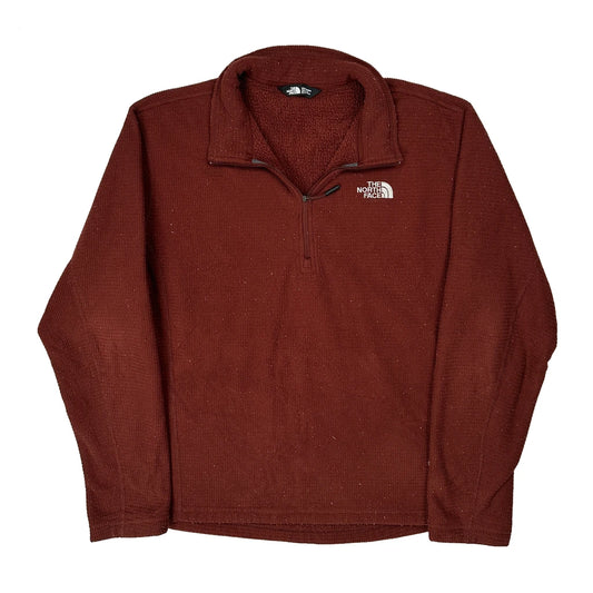 The North Face Fleece - XL Red Polyester